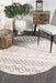 Oren Multicoloured Round Rustic Combined Tribal Pattern Contemporary Rug, Rugs, Ozark Home 