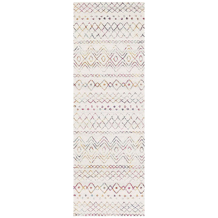 Oren Multicoloured Rustic Combined Tribal Pattern Contemporary Runner Rug, Rugs, Ozark Home 