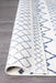 Oren White Rustic Combined Tribal Pattern Contemporary Runner Rug, Rugs, Ozark Home 