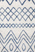 Oren White Rustic Combined Tribal Pattern Contemporary Rug, Rugs, Ozark Home 