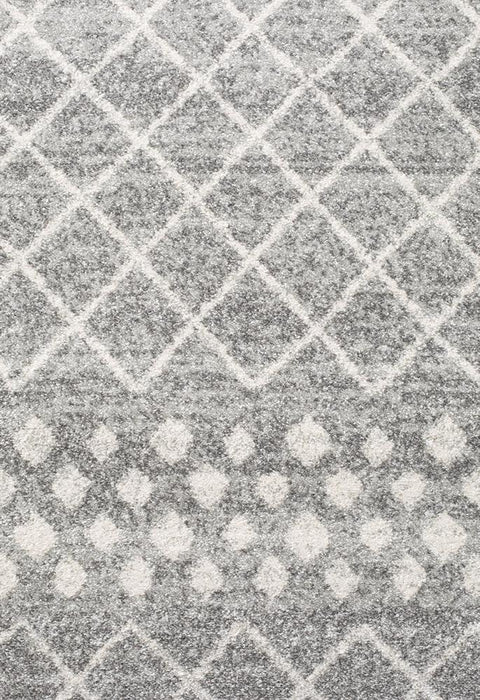 Oren Silver Tribal Trellis Contemporary Runner Rug, Rugs, Ozark Home 