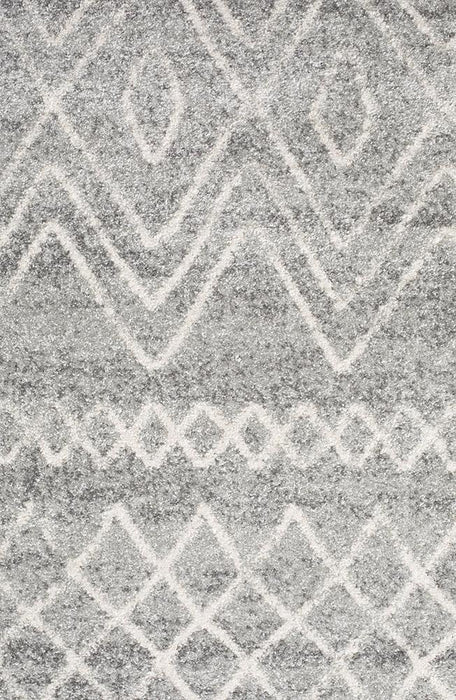 Oren Silver Tribal Trellis Contemporary Rug, Rugs, Ozark Home 