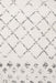 Oren White & Silver Tribal Trellis Contemporary Runner Rug, Rugs, Ozark Home 
