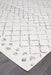 Oren White & Silver Tribal Trellis Contemporary Rug, Rugs, Ozark Home 