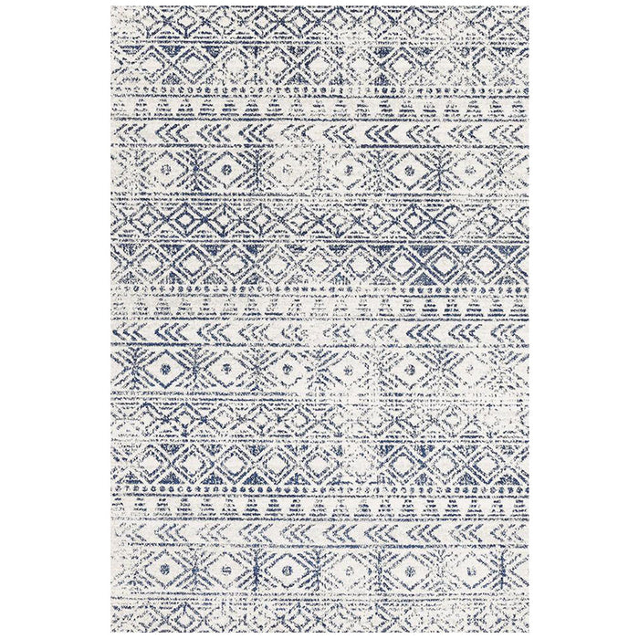 Oren Blue Transitional Rustic Tribal Contemporary Rug, Rugs, Ozark Home 