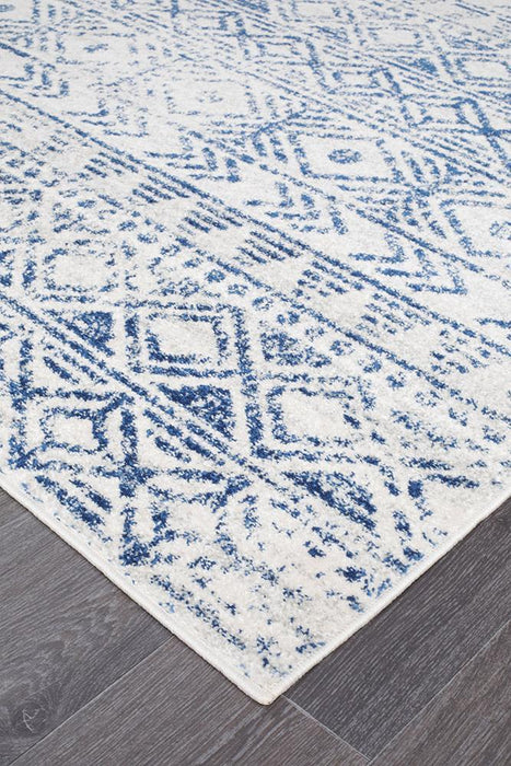 Oren Blue Transitional Rustic Tribal Contemporary Rug, Rugs, Ozark Home 