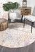 Oren Multicoloured Round Transitional Rustic Tribal Contemporary Rug, Rugs, Ozark Home 