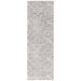 Oren Silver Transitional Bohemian Diamond Contemporary Runner Rug, Rugs, Ozark Home 