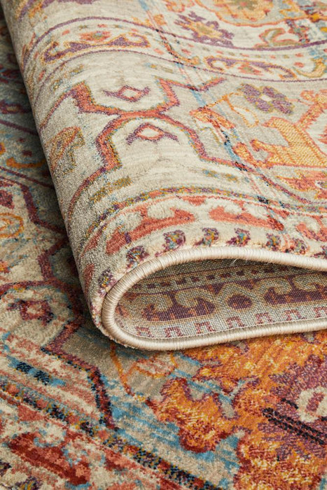 Obour Multicoloured Traditional Floral Pattern Contemporary Rug, Rugs, Ozark Home 