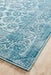 Orta Blue Transitional Ornate Floral Pattern Contemporary Rug, Rugs, Ozark Home 