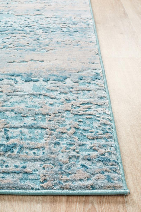 Orta Blue Transitional Ornate Contemporary Rug, Rugs, Ozark Home 