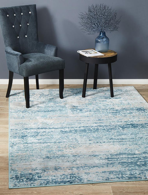 Orta Blue Transitional Ornate Contemporary Rug, Rugs, Ozark Home 