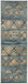 Osiris Blue Contrast Tribal Diamond Vintage Rug, Rugs, Ozark Home 