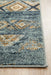 Osiris Blue Contrast Tribal Diamond Vintage Runner Rug, Rugs, Ozark Home 