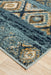 Osiris Blue Contrast Tribal Diamond Vintage Rug, Rugs, Ozark Home 