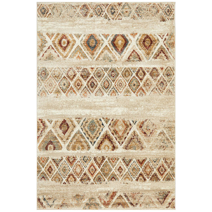 Osiris Rust Contrast Tribal Diamond Vintage Rug, Rugs, Ozark Home 