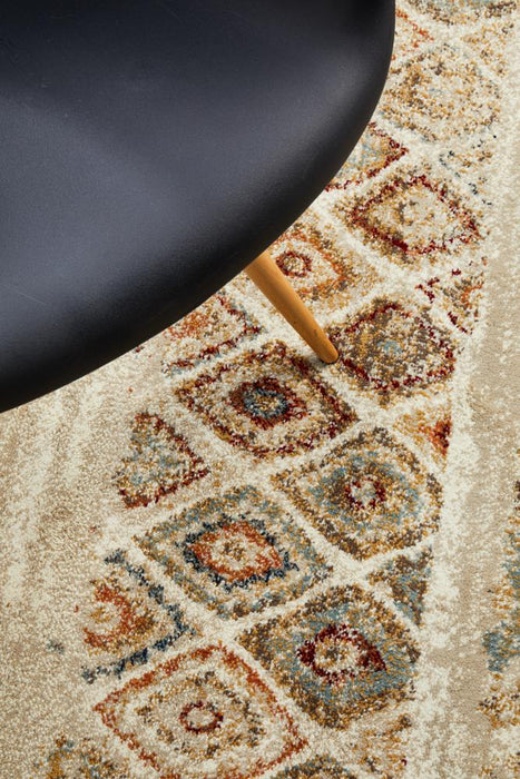 Osiris Rust Contrast Tribal Diamond Vintage Rug, Rugs, Ozark Home 