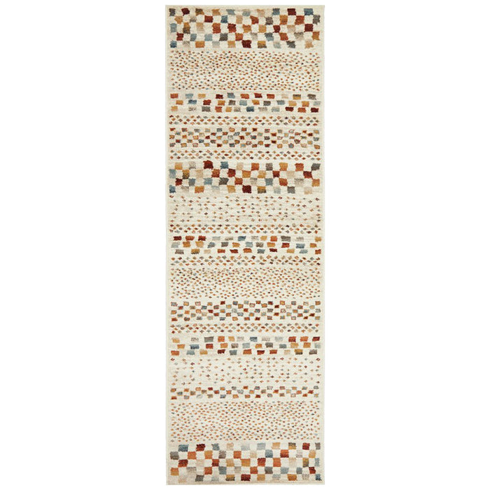 Osiris Bone Tribal Square Vintage Runner Rug, Rugs, Ozark Home 