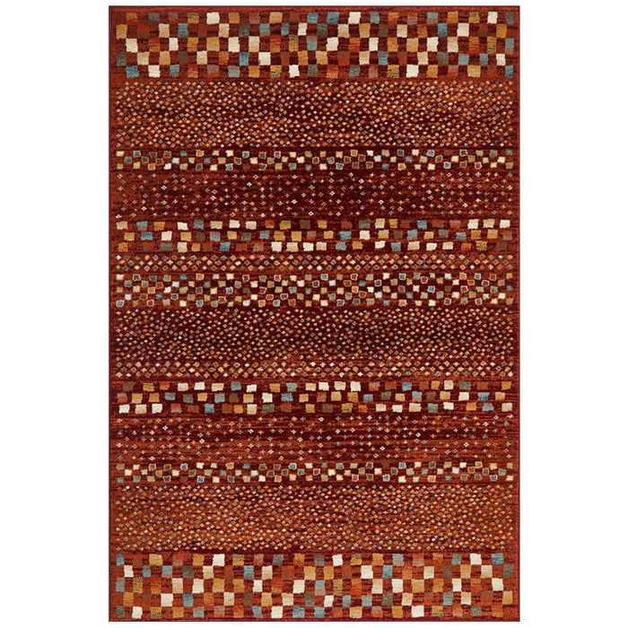 Osiris Rust Tribal Square Vintage Rug, Rugs, Ozark Home 