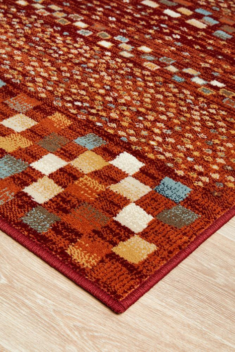 Osiris Rust Tribal Square Vintage Rug, Rugs, Ozark Home 