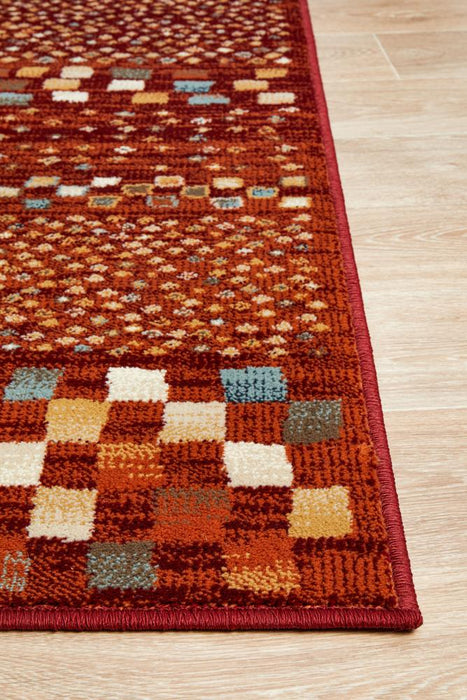 Osiris Rust Tribal Square Vintage Rug, Rugs, Ozark Home 