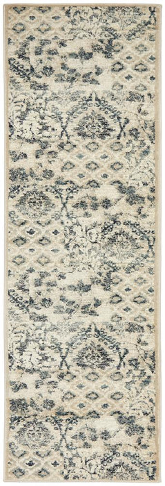 Osiris Blue Tribal Illusion Vintage Rug, Rugs, Ozark Home 