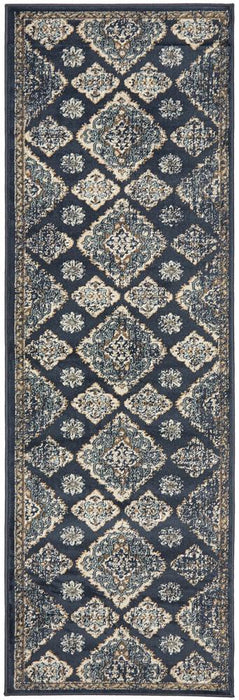 Osiris Navy Tribal Timeline Vintage Rug, Rugs, Ozark Home 