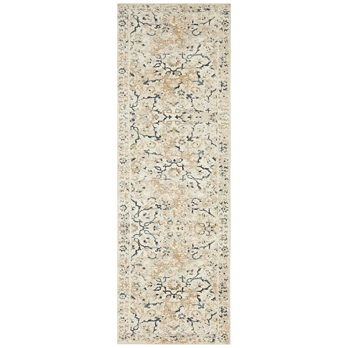 Osiris Bone Faded Tribal Stem Vintage Runner Rug, Rugs, Ozark Home 