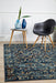 Osiris Navy Faded Tribal Stem Vintage Rug, Rugs, Ozark Home 