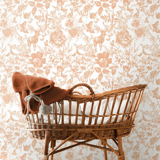 Enchanted Forest - Peaches & Cream - Wallpaper, Wallpaper, Ozark Home 