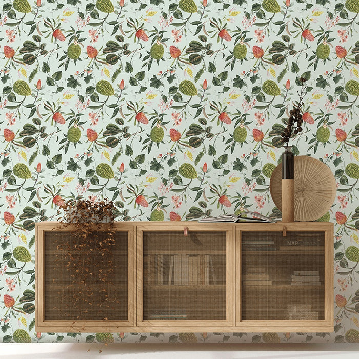 Floral Banksia - Wallpaper, Wallpaper, Ozark Home 