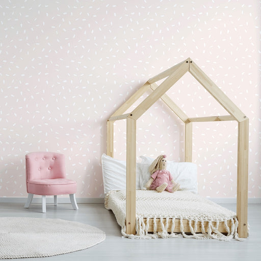 Grassland Inverted - Blush - Wallpaper, Wallpaper, Ozark Home 