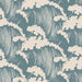 Japanese Waves - Steel - Wallpaper, Wallpaper, Ozark Home 