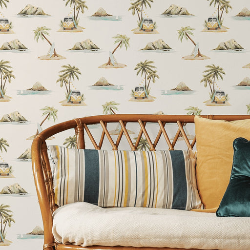 Kombis & Coconuts - Wallpaper, Wallpaper, Ozark Home 