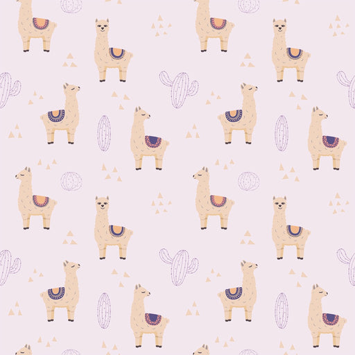 Lilo Llama - Lavender - Wallpaper, Wallpaper, Ozark Home 