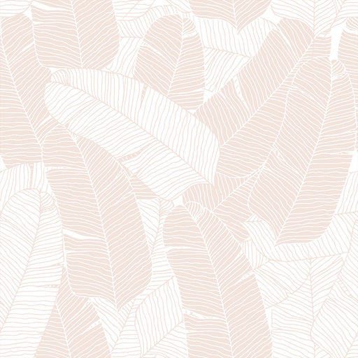 Palm Leaves - Blush - Wallpaper, Wallpaper, Ozark Home 