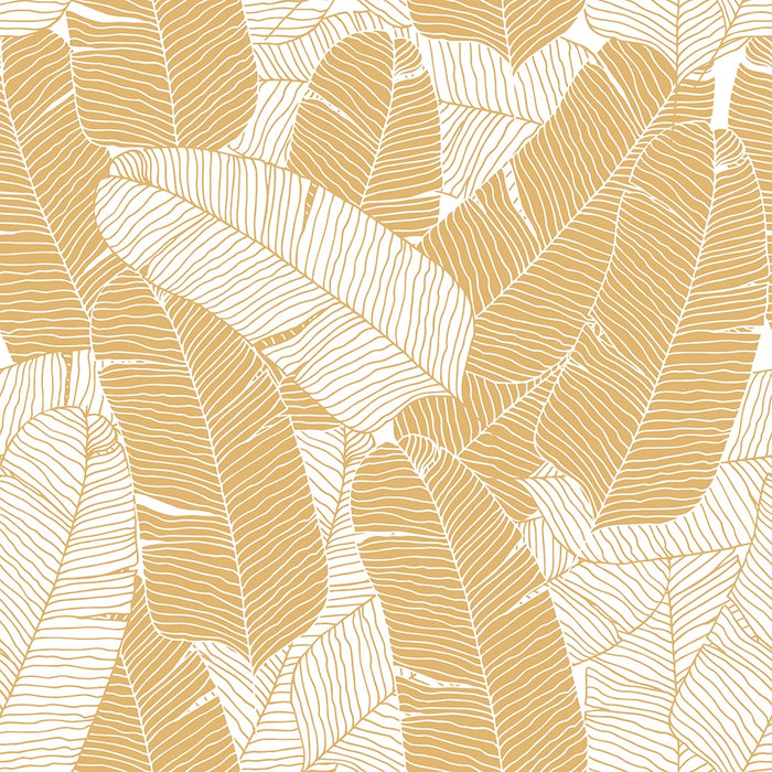 Palm Leaves - Butterscotch - Wallpaper, Wallpaper, Ozark Home 