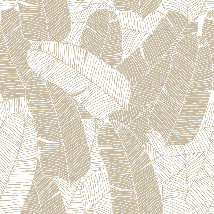 Palm Leaves - Clay - Wallpaper, Wallpaper, Ozark Home 