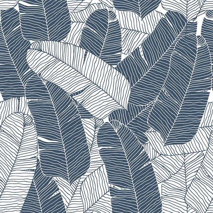 Palm Leaves - Ink - Wallpaper, Wallpaper, Ozark Home 