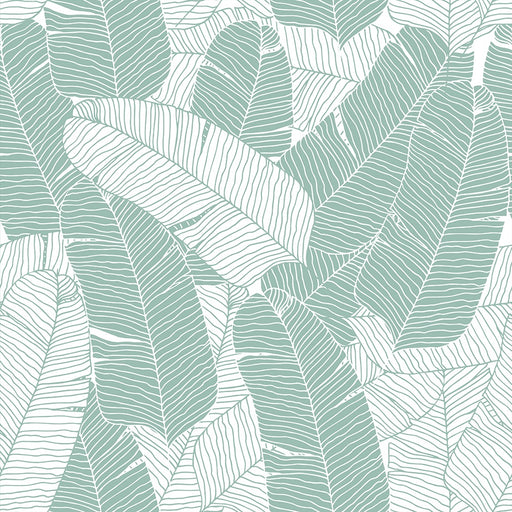 Palm Leaves - Sage - Wallpaper, Wallpaper, Ozark Home 