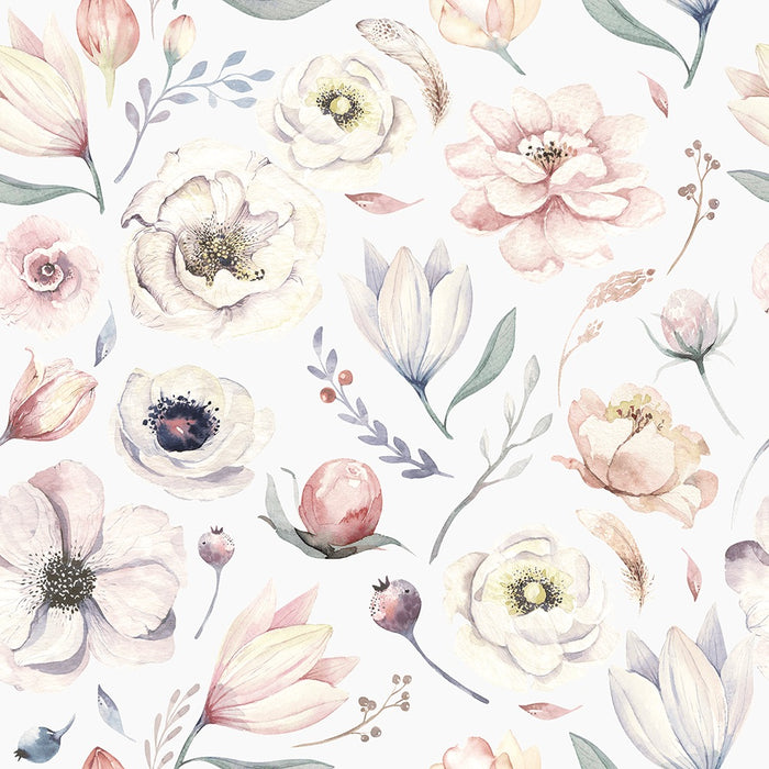 Petit Vintage Blossom - Pastel - Wallpaper, Wallpaper, Ozark Home 