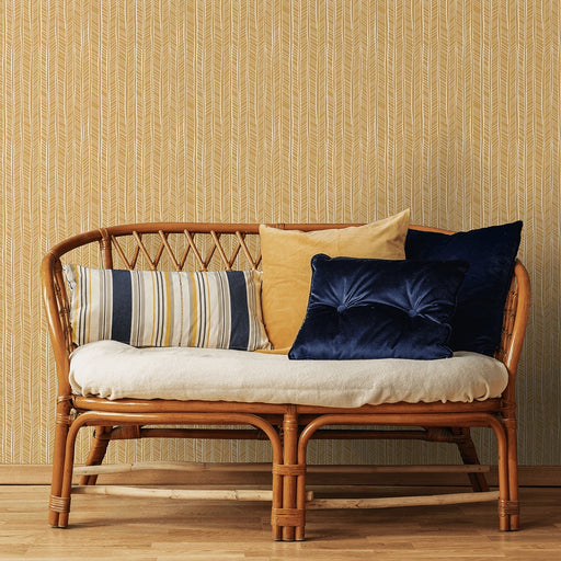 Rope - Butterscotch - Wallpaper, Wallpaper, Ozark Home 