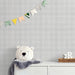 Soft Gingham - Cloud Grey - Wallpaper, Wallpaper, Ozark Home 