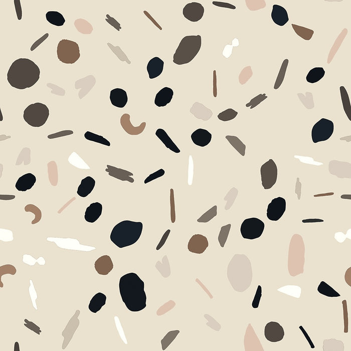 Terrazzo - Cookie Dough - Wallpaper, Wallpaper, Ozark Home 