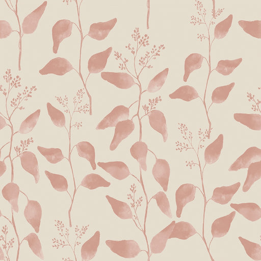 Trailing Gumleaf - Blush - Wallpaper, Wallpaper, Ozark Home 