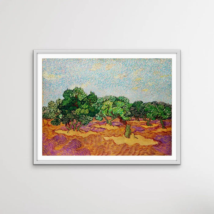 Olive Trees by Vincent Van Gogh - Print Of The Original Artwork