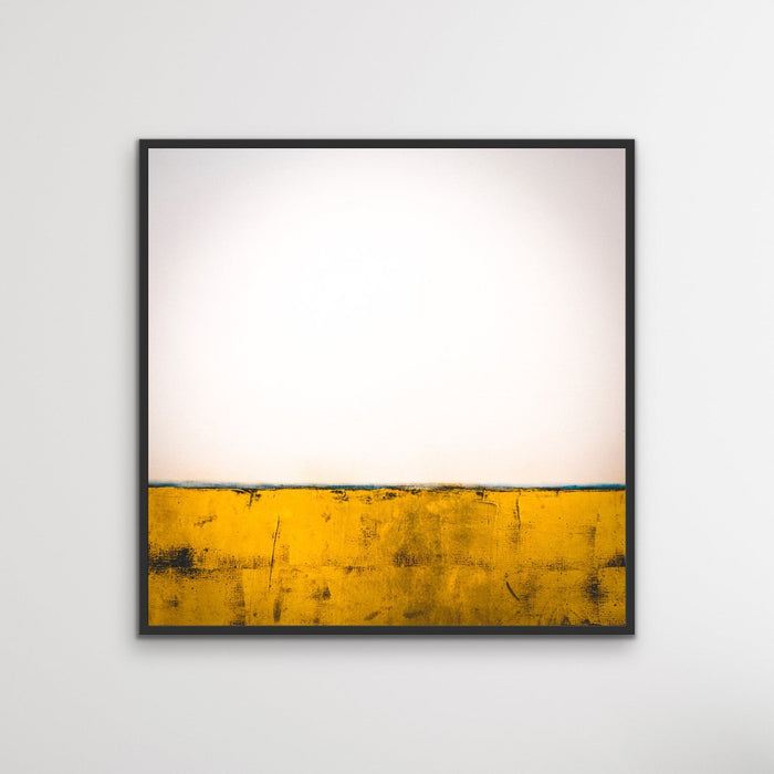 Outback - Square Abstract Golden Landscape Wall Art Canvas Print, Wall Art, Ozark Home 