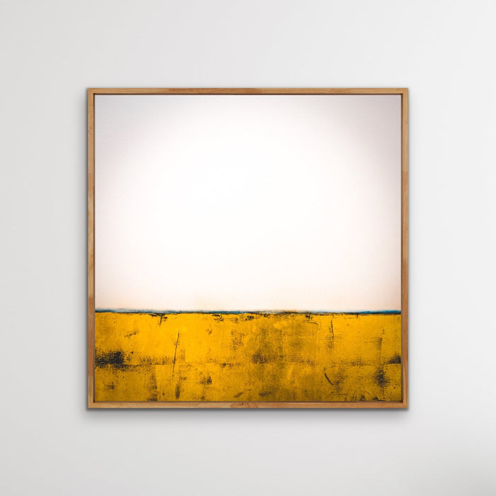 Outback - Square Abstract Golden Landscape Wall Art Canvas Print, Wall Art, Ozark Home 