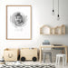 Custom Kids / Baby Photo & Name Design - Art Print, Wall Art, Ozark Home 