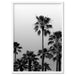 California Tropical Palms Black & White - Art Print - Ozark Home